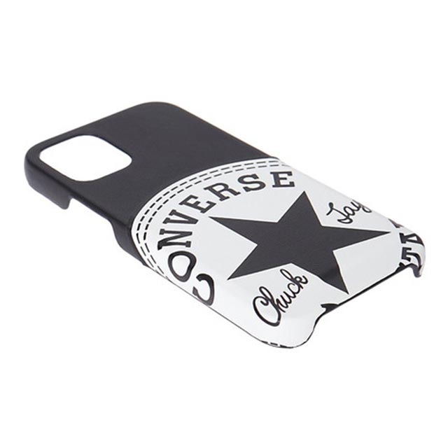 【iPhone12 mini ケース】Big Circle Logo PU Leather Back Case カードポケット付き (BLACK)goods_nameサブ画像