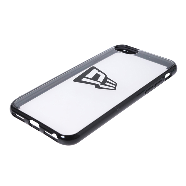 【iPhoneSE(第3/2世代)/8/7 ケース】Flag Logo(BLK) Hybrid Clear Back Caseサブ画像