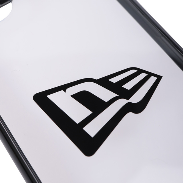 Iphonese 第2世代 8 7 ケース Flag Logo Blk Hybrid Clear Back Case New Era Iphoneケースは Unicase