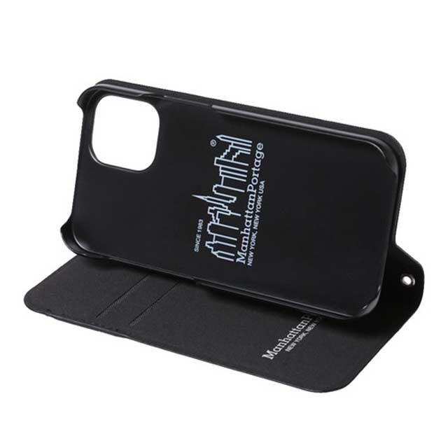 【iPhone12 mini ケース】PU Leather Book Type Case (BLACK)goods_nameサブ画像