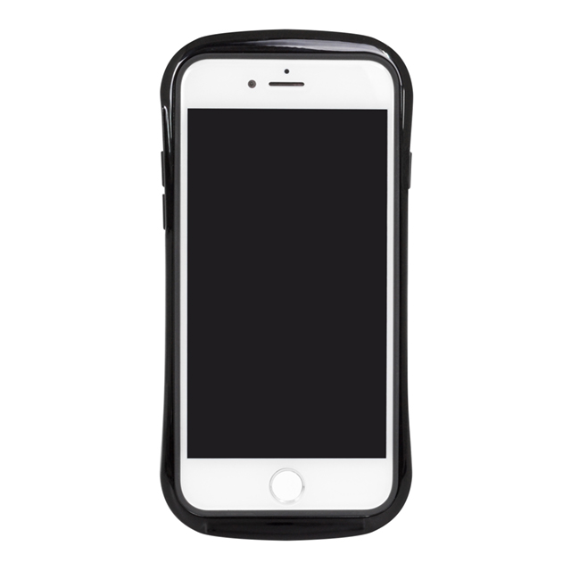 【iPhoneSE(第3/2世代)/8/7 ケース】rienda 耐衝撃クリアケース (フラワープリント/ブラック)サブ画像