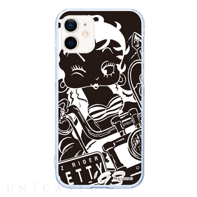 【iPhone11/XR ケース】Betty Boop クリアケース (Bike)