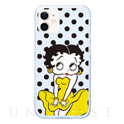 【iPhone11/XR ケース】Betty Boop クリアケース (Yellow dress)