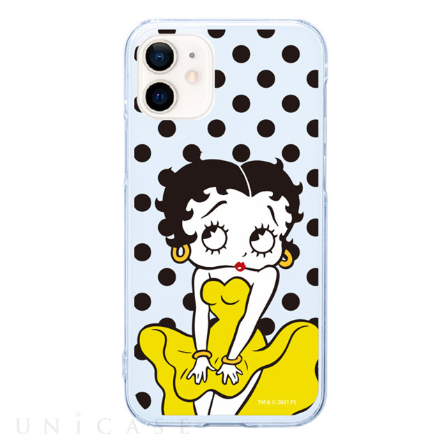 【iPhone11/XR ケース】Betty Boop クリアケース (Yellow dress)