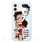 【iPhone11/XR ケース】Betty Boop クリアケース (Front and back)
