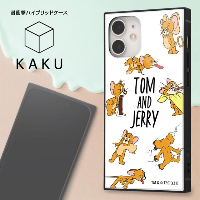 【iPhone12 mini ケース】トムとジェリー/耐衝撃ハイブリッドケース KAKU (おかしなトム1)goods_nameサブ画像