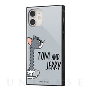 【iPhone12 mini ケース】トムとジェリー/耐衝撃ハイブリッドケース KAKU (おかしなトム1)