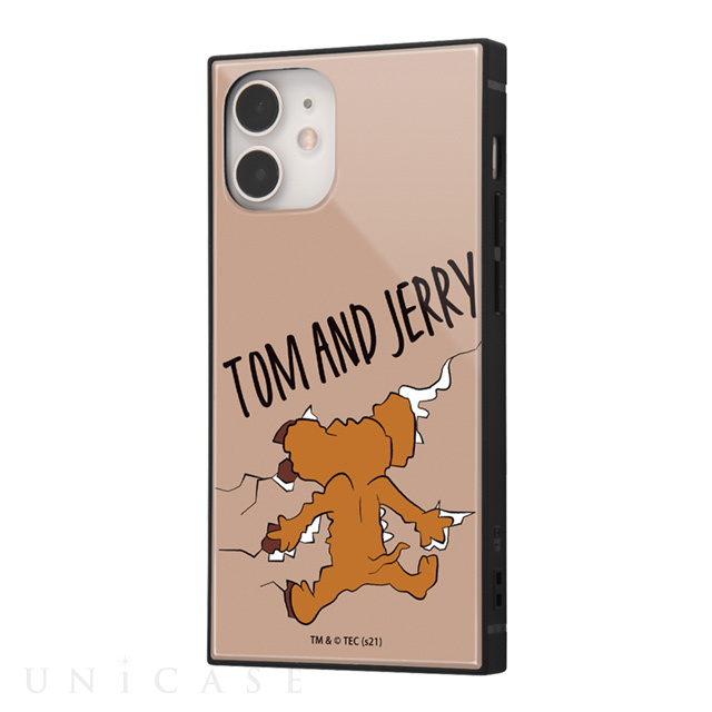 【iPhone12 mini ケース】トムとジェリー/耐衝撃ハイブリッドケース KAKU (おかしなジェリー1)