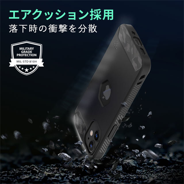 【iPhone12/12 Pro ケース】ALPHA Case (Tactical Black)サブ画像