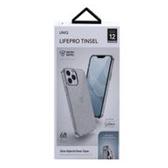 【iPhone12/12 Pro ケース】Lifepro Tinsel 耐衝撃ハイブリッド素材採用 ラメ入り クリアケース (CLEAR)サブ画像
