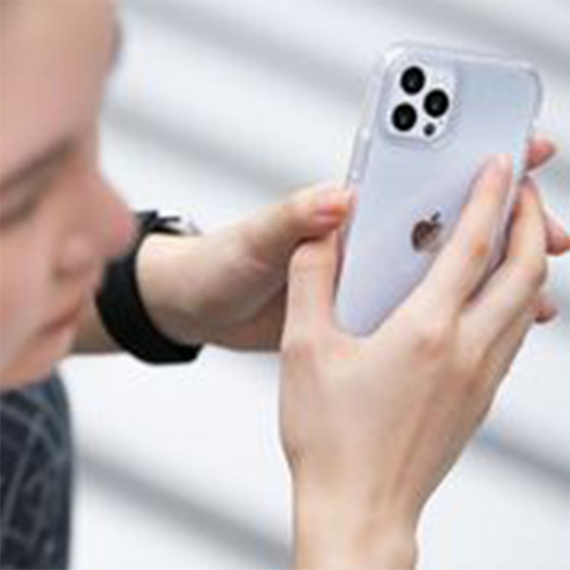 【iPhone12/12 Pro ケース】Lifepro Tinsel 耐衝撃ハイブリッド素材採用 ラメ入り クリアケース (CLEAR)サブ画像