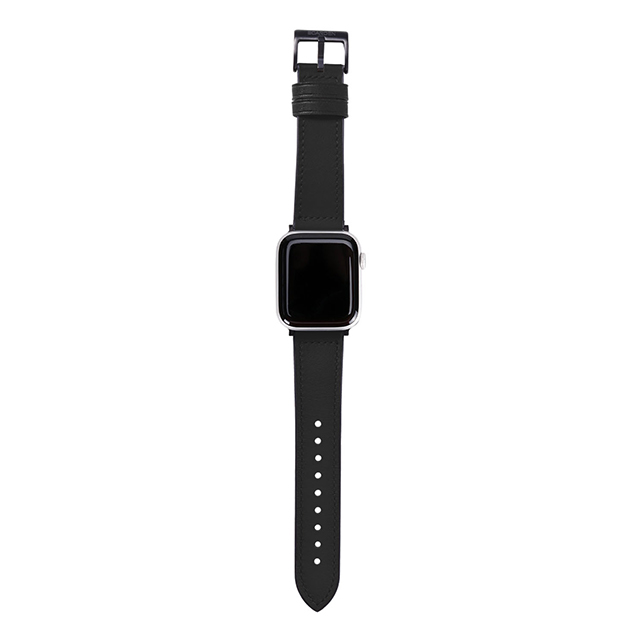 【Apple Watch バンド 41/40/38mm】GENUINE LEATHER STRAP AIR (ブラック) for Apple Watch SE(第2/1世代)/Series9/8/7/6/5/4/3/2/1サブ画像