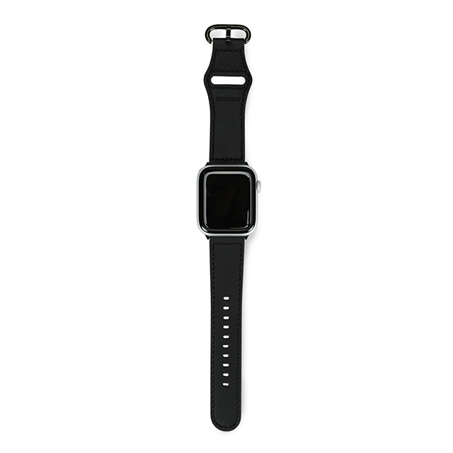 【Apple Watch バンド 41/40/38mm】GENUINE LEATHER STRAP (ブラック) for Apple Watch SE(第2/1世代)/Series9/8/7/6/5/4/3/2/1goods_nameサブ画像