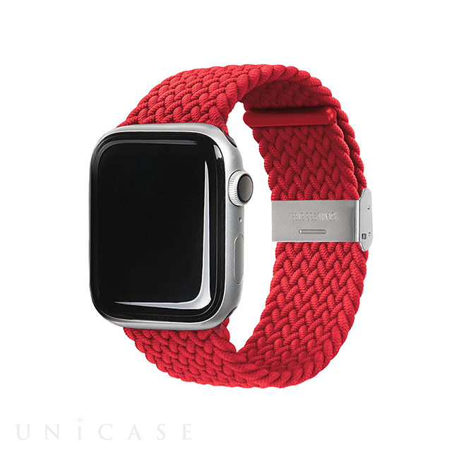 【Apple Watch バンド 41/40/38mm】LOOP BAND (レッド) for Apple Watch SE(第2/1世代)/Series9/8/7/6/5/4/3/2/1