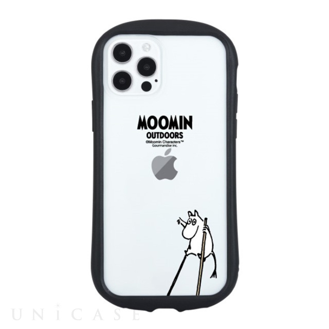 【iPhone12/12 Pro ケース】ムーミン(OUTDOORS) ハイブリッドクリアケース (ムーミン)