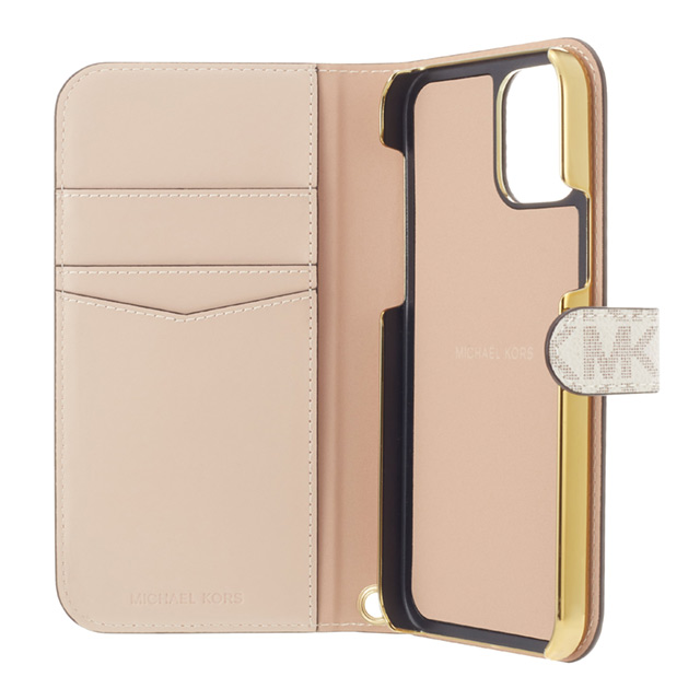 【iPhone12 mini ケース】Folio Case Signature with Neck Strap - MagSafe (Vanilla)サブ画像