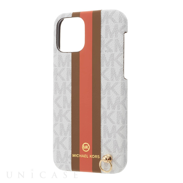 【iPhone12/12 Pro ケース】Slim Wrap Case Stripe with Neck Strap - MagSafe (Bright White)