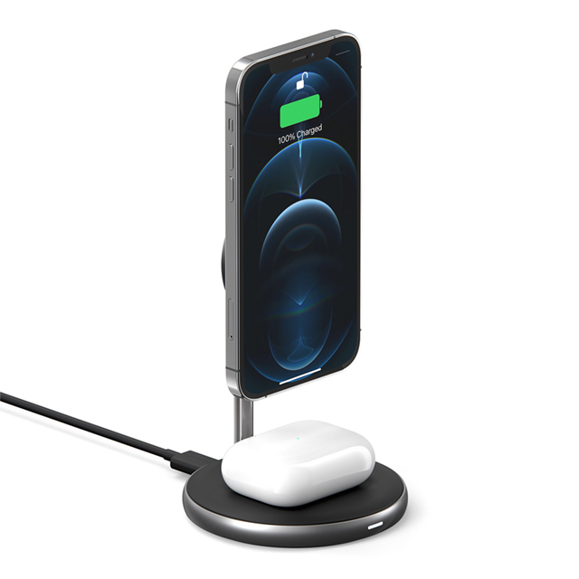 HyperJuice マグネット式 2-in-1 ワイヤレス充電 スタンド MagSafe対応 iPhone用充電器サブ画像