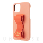 【iPhone12 mini ケース】Slim Wrap Case 2 Tone (Red × Peach Pink)
