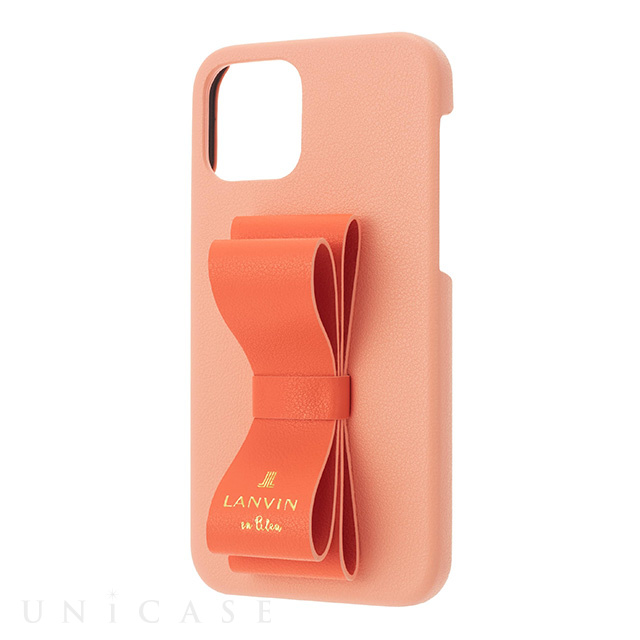 【iPhone12/12 Pro ケース】Slim Wrap Case 2 Tone (Red × Peach Pink)