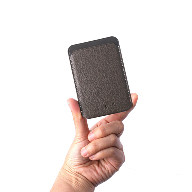 【iPhone】MagSafe対応 Full Grain Leather カードケース (ブラウンクリーム)サブ画像
