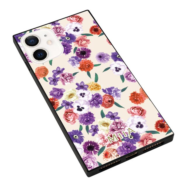 【iPhone12/12 Pro ケース】ガラスケース (Floral Sun)サブ画像