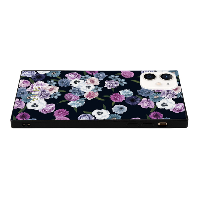 【iPhone11/XR ケース】ガラスケース (Floral Night)goods_nameサブ画像