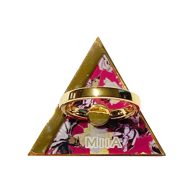 スマホリング MIIA Golden triangle (Burgundy Carnation)goods_nameサブ画像