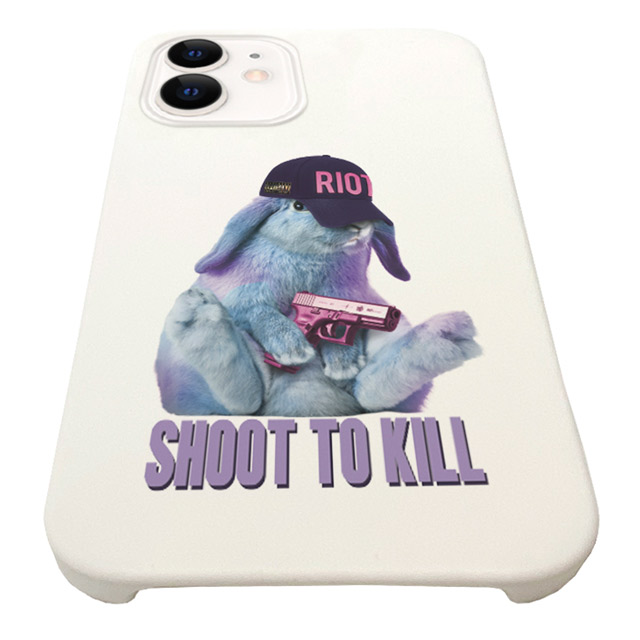 【iPhone12/12 Pro ケース】シリコンケース (SHOOT TO KILL WH)サブ画像