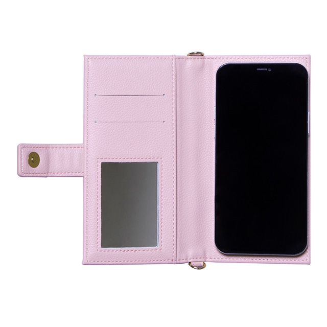 【iPhone12/12 Pro ケース】手帳型ケース Letter Case (Pink)サブ画像