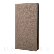 【マルチ スマホケース】”UNIVERSAL CASE” German Shrunken-calf Genuine Leather Book Case (Small size) Taupe