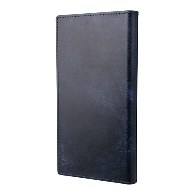 【マルチ スマホケース】”UNIVERSAL CASE” Museum-calf Leather Book Case (Regular size) Navygoods_nameサブ画像