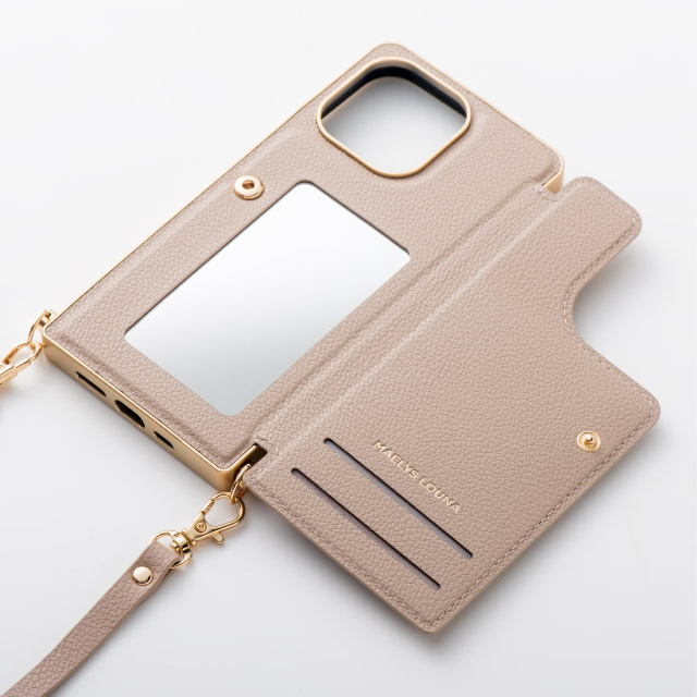 【iPhone13 ケース】Cross Body Case for iPhone13 (beige)