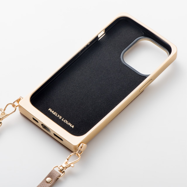 【iPhone13 ケース】Cross Body Case for iPhone13 (pearl silver)