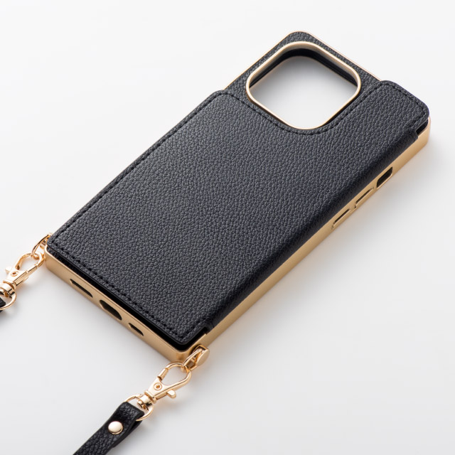 【iPhone13 mini ケース】Cross Body Case for iPhone13 mini (black)サブ画像