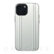 【iPhone13 mini ケース】ZERO HALLIBURTON Hybrid Shockproof Case for iPhone13 mini (Silver)
