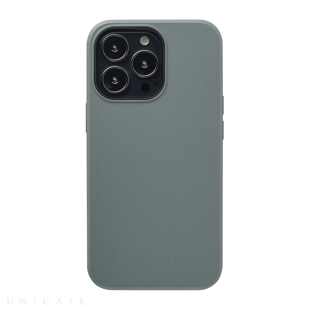 【iPhone13 Pro ケース】Smooth Touch Hybrid Case for iPhone13 Pro (moss gray)