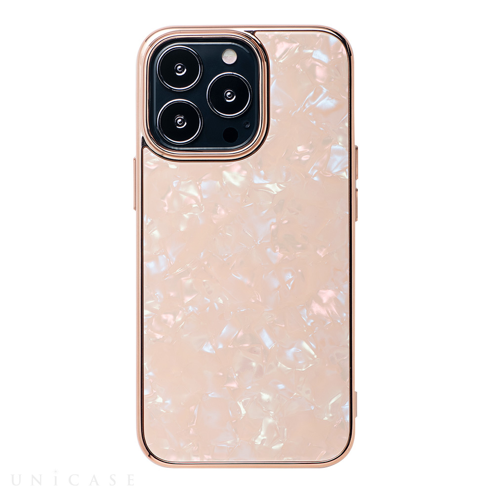 iPhone13 Pro ケース】Glass Shell Case for iPhone13 Pro (coral pink) UNiCASE  iPhoneケースは UNiCASE