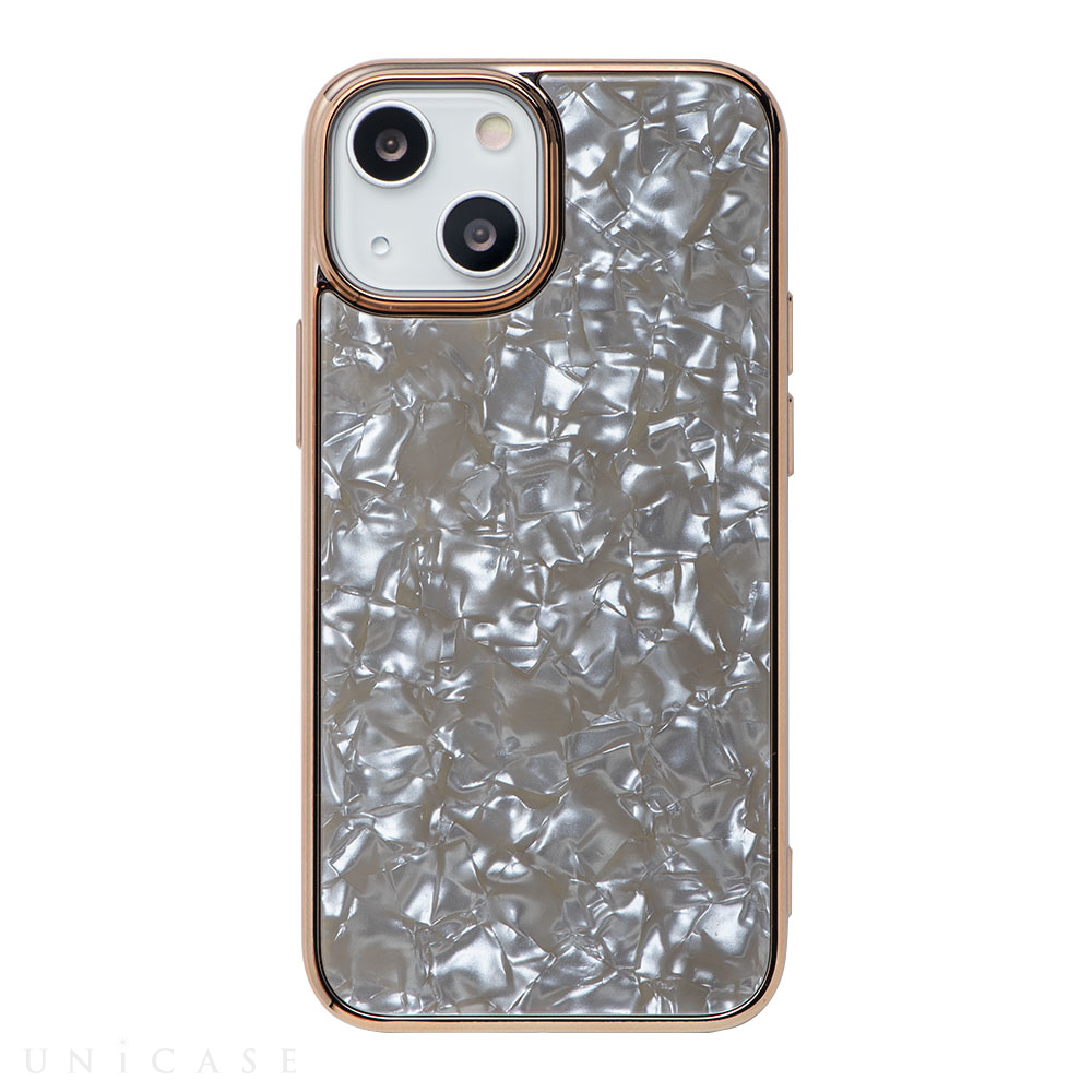 【iPhone13 mini/12 mini ケース】Glass Shell Case for iPhone13 mini (sepia