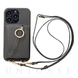 【iPhone13 Pro ケース】Clutch Ring Case for iPhone13 Pro (dark gray)