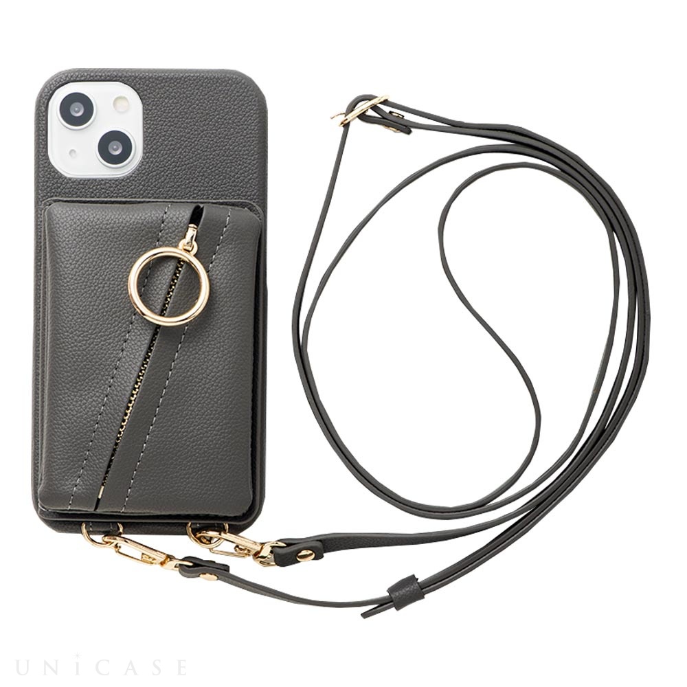 【iPhone13 ケース】Clutch Ring Case for iPhone13 (dark gray)