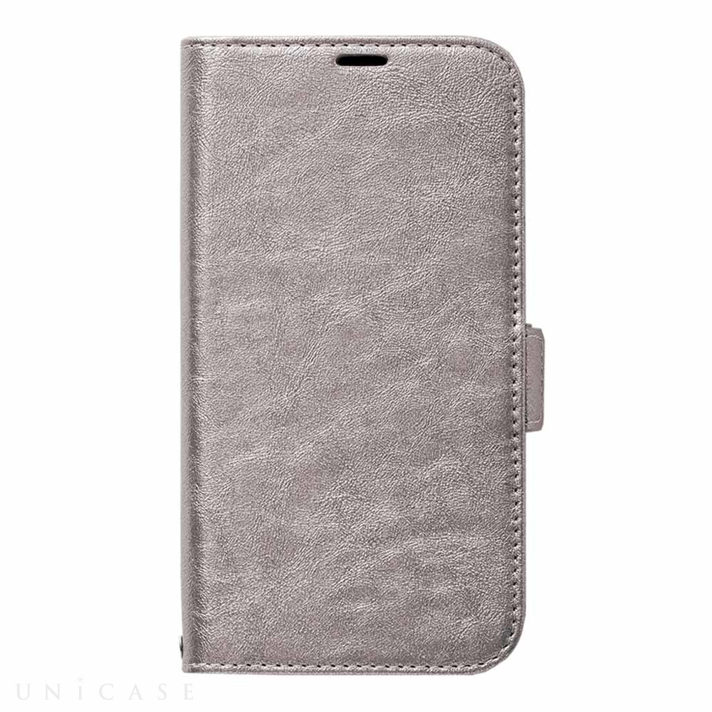 【iPhone13 Pro ケース】Daily Wallet Case for iPhone13 Pro (silver)