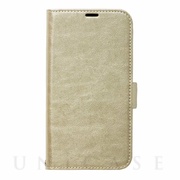 【iPhone13 ケース】Daily Wallet Case for iPhone13 (gold)