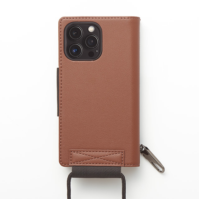 【iPhone13 Pro ケース】Teshe light flip case for iPhone13 Pro (brown)