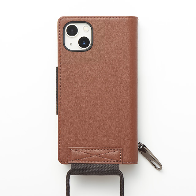 【iPhone13 ケース】Teshe light flip case for iPhone13 (brown)サブ画像