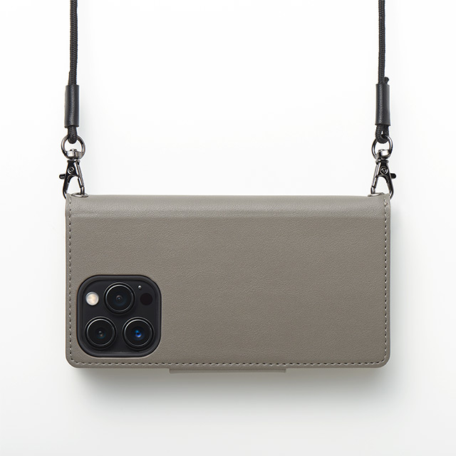 【iPhone13 Pro ケース】Teshe basic flip case for iPhone13 Pro (gray)goods_nameサブ画像