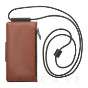 【iPhone13 ケース】Teshe light flip case for iPhone13 (brown)