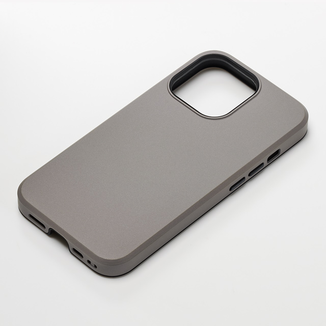 【iPhone13 mini/12 mini ケース】MagSafe対応 Smooth Touch Hybrid Case for iPhone13 mini (greige)サブ画像
