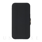 【iPhone13 ケース】ZERO HALLIBURTON Hybrid Shockproof Flip Case for iPhone13 (Black)