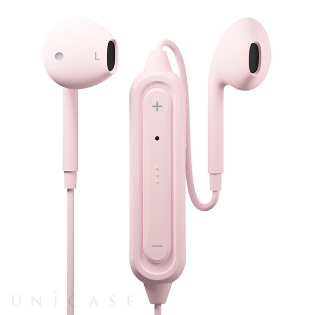 ワイヤレスイヤホン】Bluetooth 5.0搭載 ワイヤレスステレオイヤホン インナーイヤータイプ (ピンク) PGA iPhoneケースは  UNiCASE